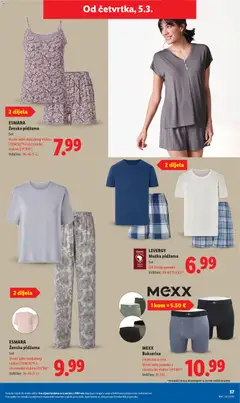 MEXX Bokserice, 2 komada u setu Visoki udio pamuka i elastansko vlakno (LYCRA®) Veličine: M-XXL - Pregled kataloga iz trgovine Lidl, vrijedi od 02.03.2026 | Stranica: 37 | Proizvodi: Pidžama, Bokserice