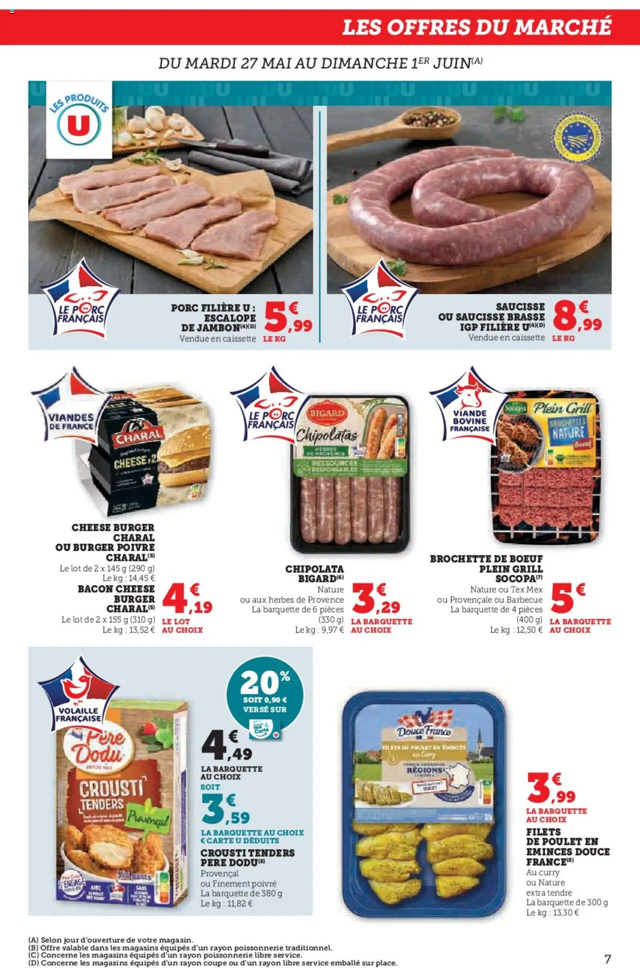  | Page: 7 | Produits: Poissonnerie, Jambon, Saucisse, Viande