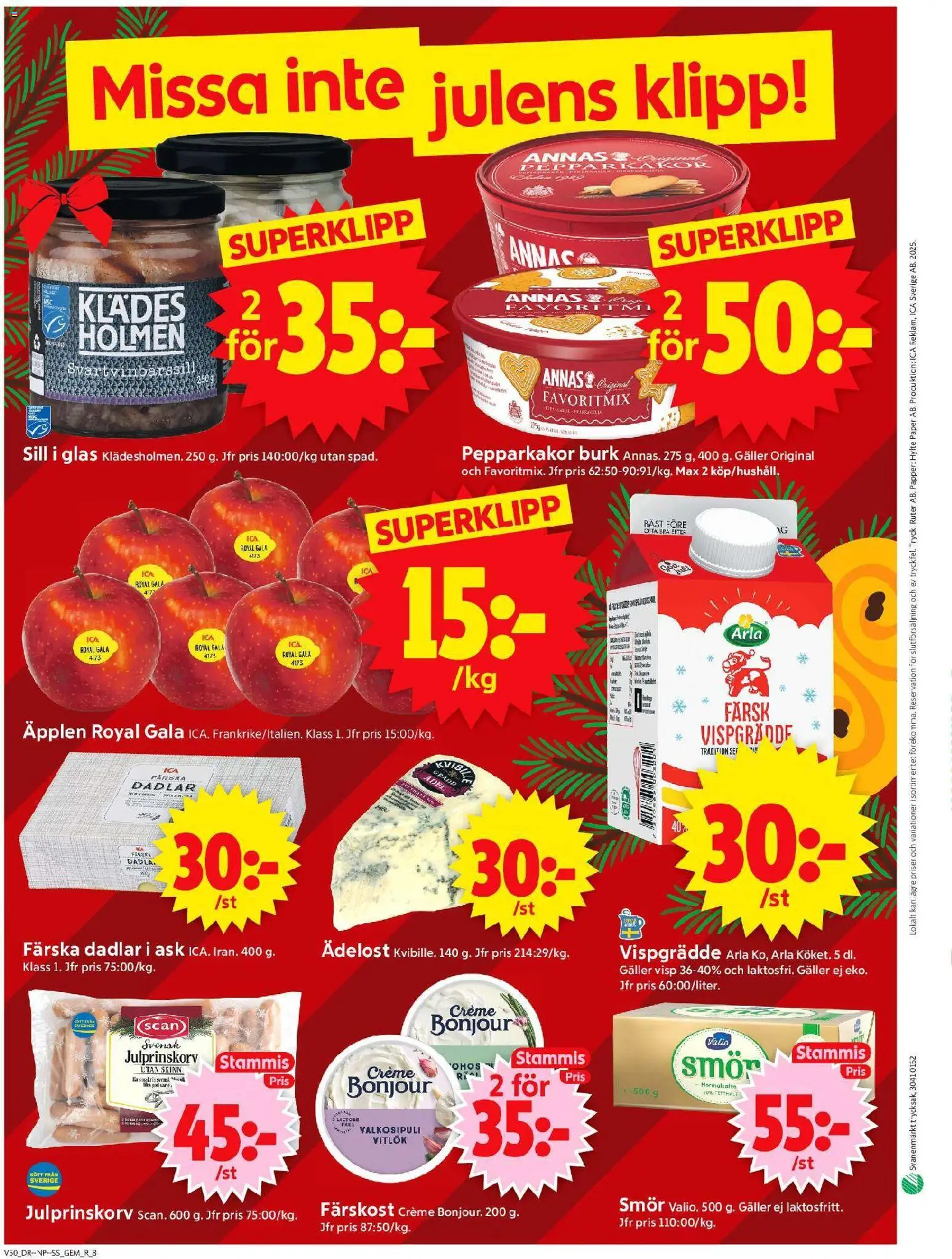 ICA Supermarket reklamblad aktuell från 08.12.2025 | Sida: 10