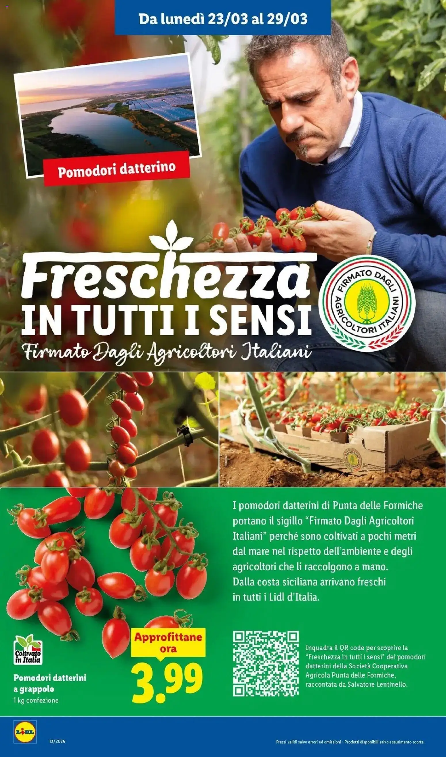 Volantino Lidl del 22.03.2026 | Pagina: 4 | Prodotti: Pomodori