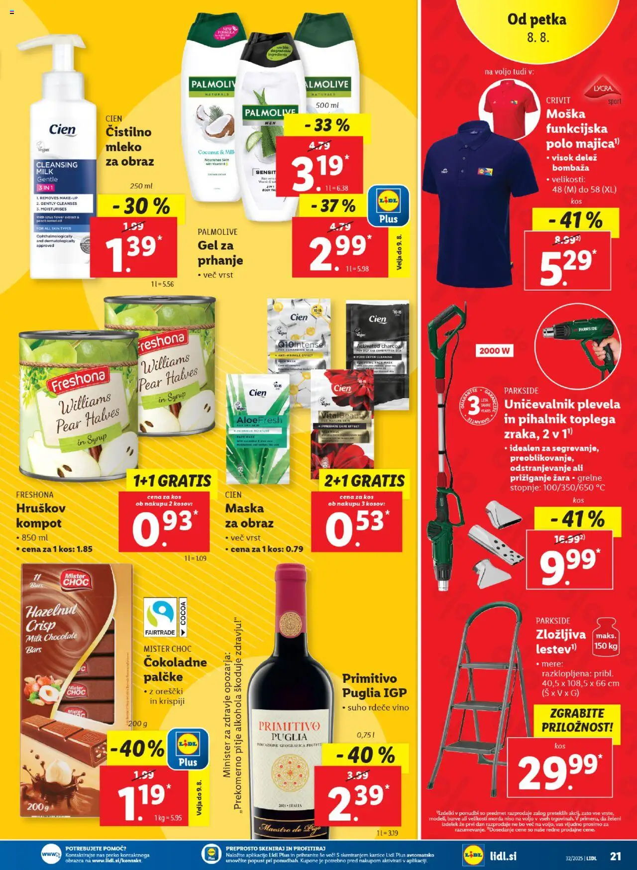 Lidl - Maribor │ velja od 07.08.2025 | Stran: 41 | Izdelki: Kos, Maska, Vino, Orescki