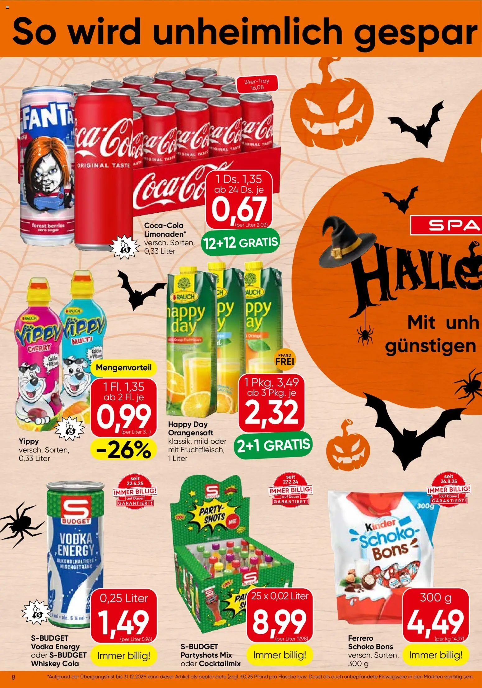 Spar Flugblatt - Burgenland gültig ab 23.10.2025 | Seite: 8 | Produkte: Whiskey