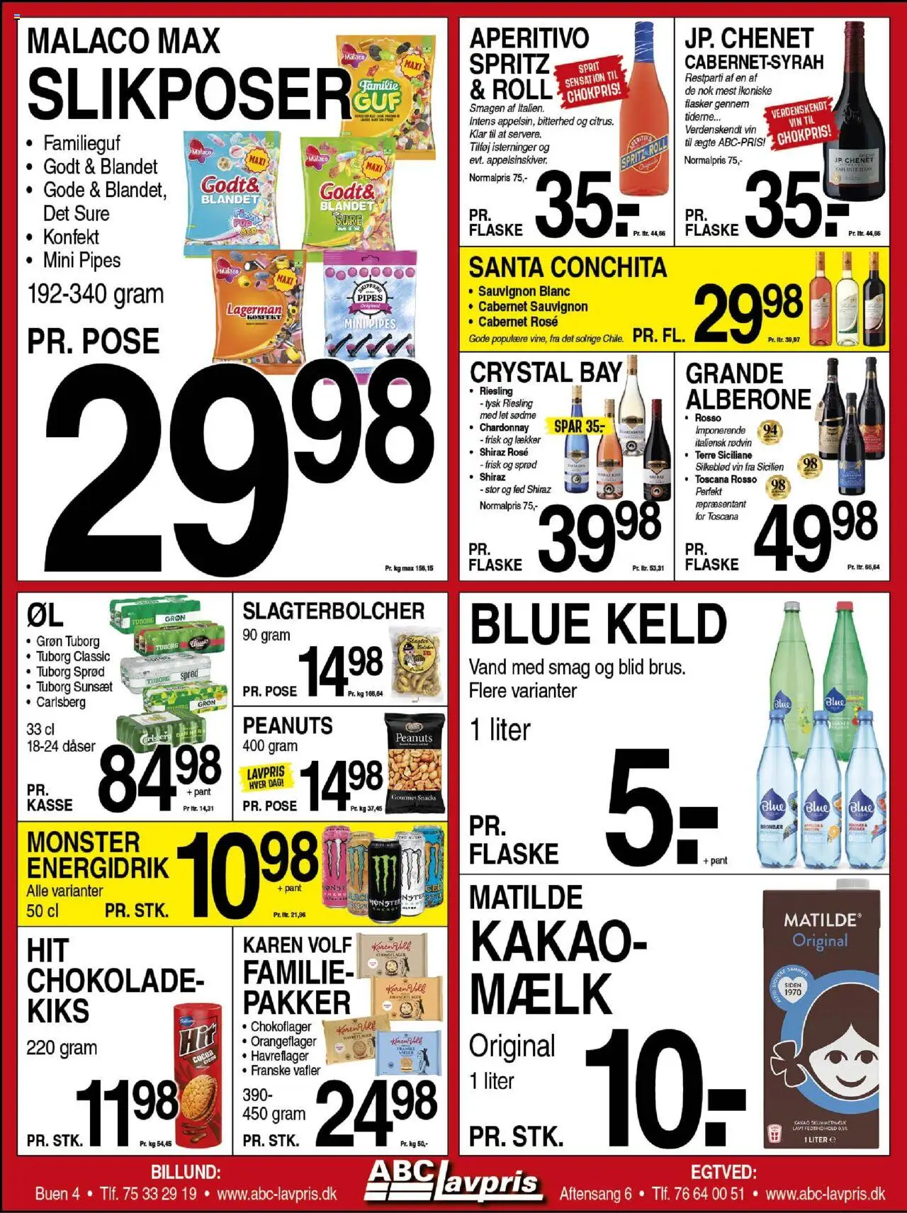 Abc Lavpris Tilbudsavis gyldig fra 01.08.2025 | Side: 7 | Produkter: Chokolade, Havreflager, Peanuts, Kakao