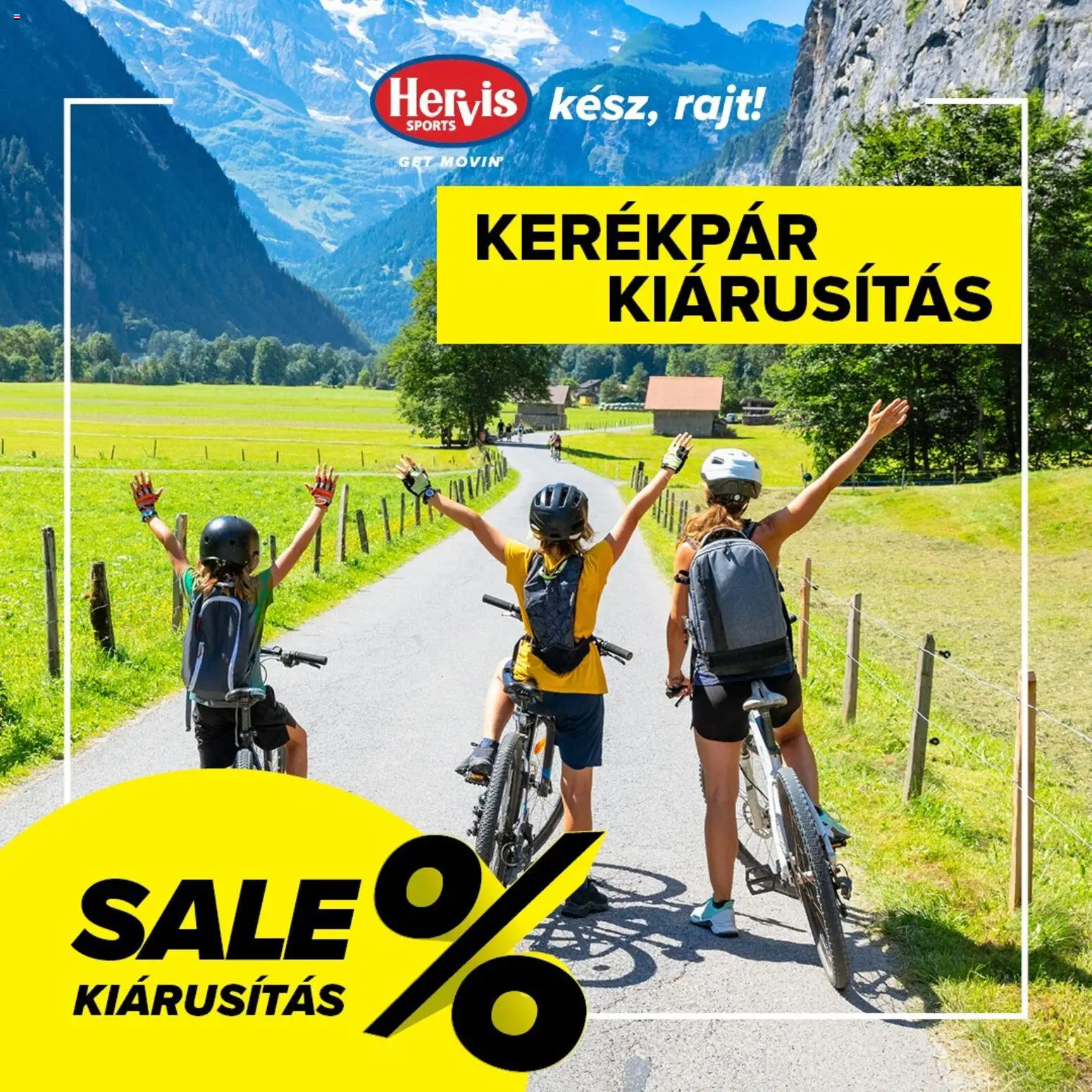 Hervis Sports akciós ujság - amely érvényes a következő dátumtól: 13.03.2026 | Oldal: 1 | Termékek: Kerékpár