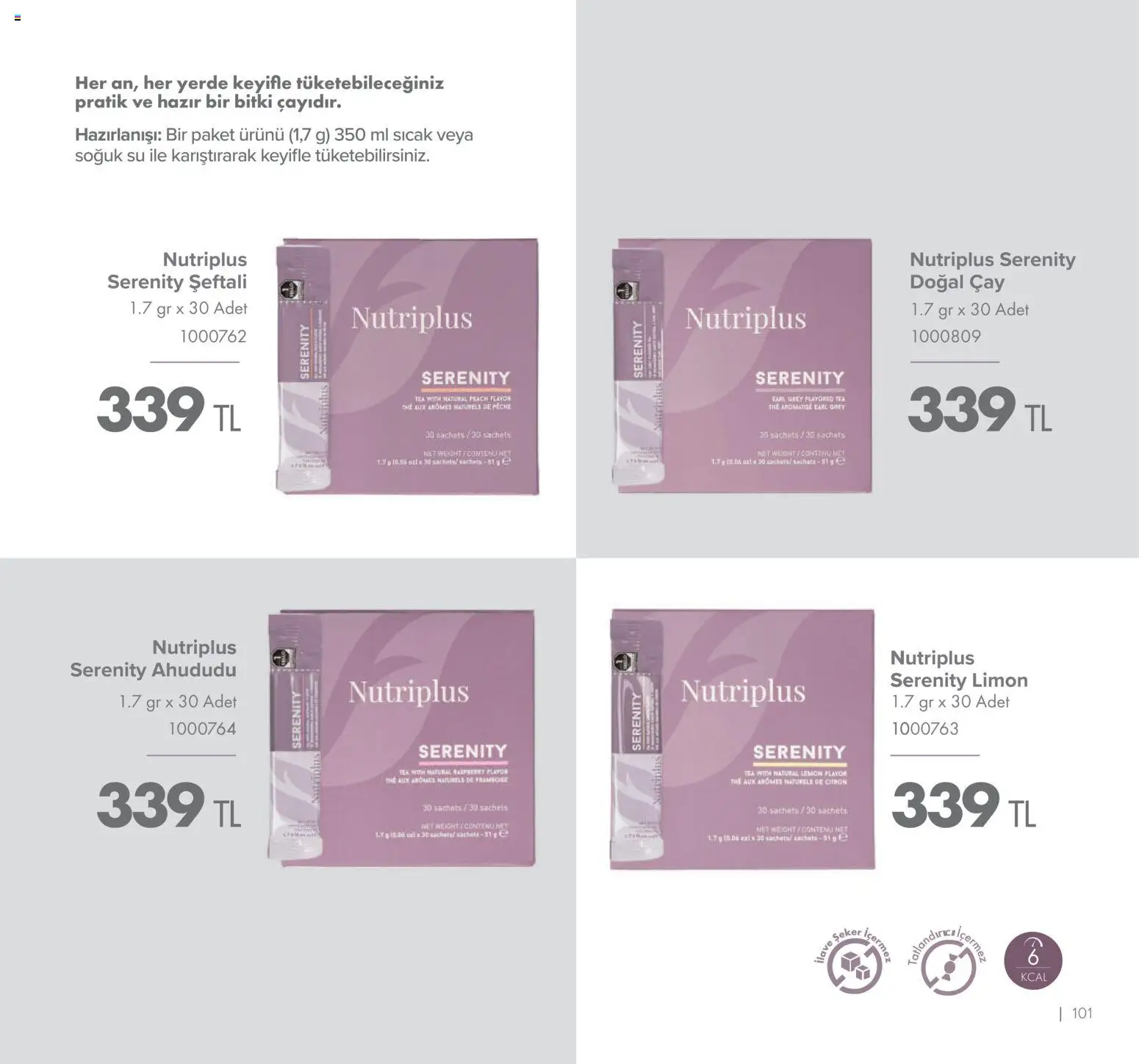 Farmasi Katalog - 01.01.2026 tarihinden itibaren geçerlidir | Sayfa: 101 | Ürünler: Çay, Su, Limon, Ahududu