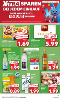 WILTHENER Goldkrone, Spirituosen-Spezialität, 28 Vol. % je 0,7-I-FI. ab 26.02.2026 gültig | Seite: 57 | Produkte: Deodorant, Zitrone, Deospray, Kuchen