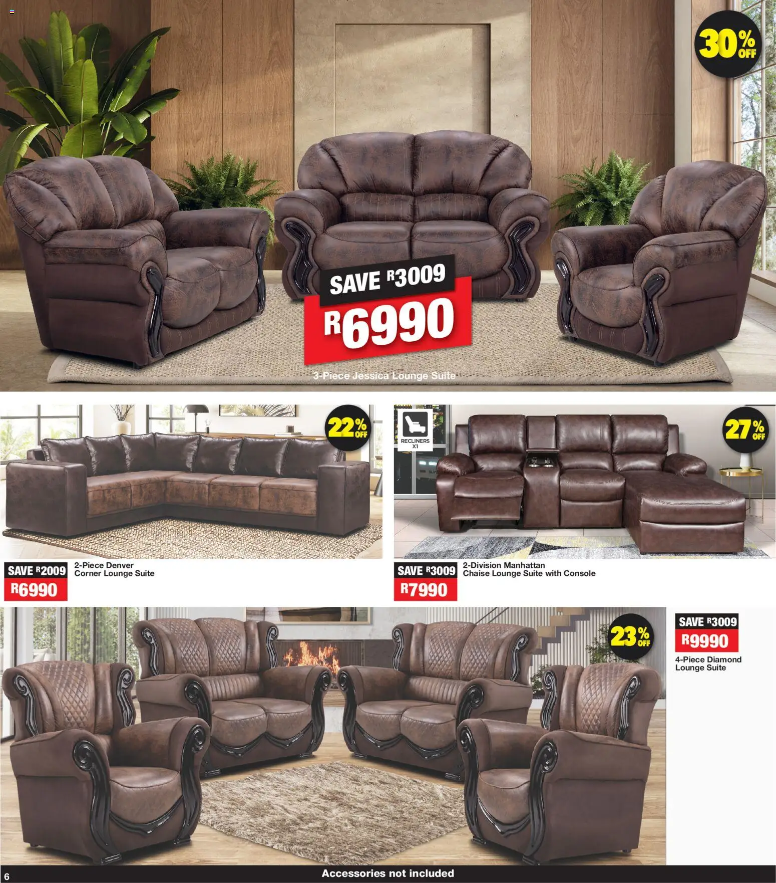 New OK Furniture catalogue – valid from 24.11.2025 | Page: 6 | Products: Suit, Lounge suite, Chaise