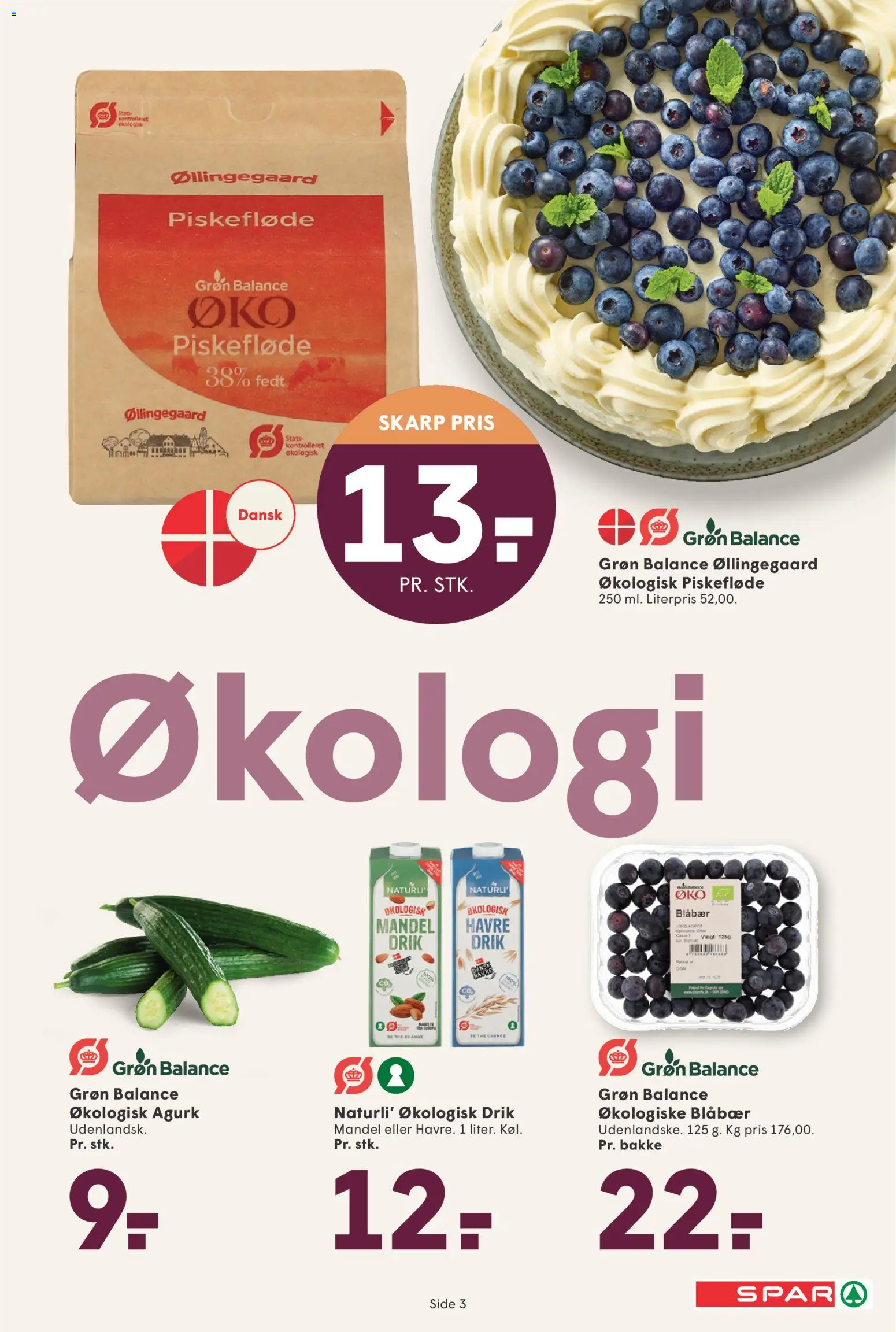 Spar tilbudsavis – gyldig fra 24.10.2025 | Side: 3 | Produkter: Blåbær