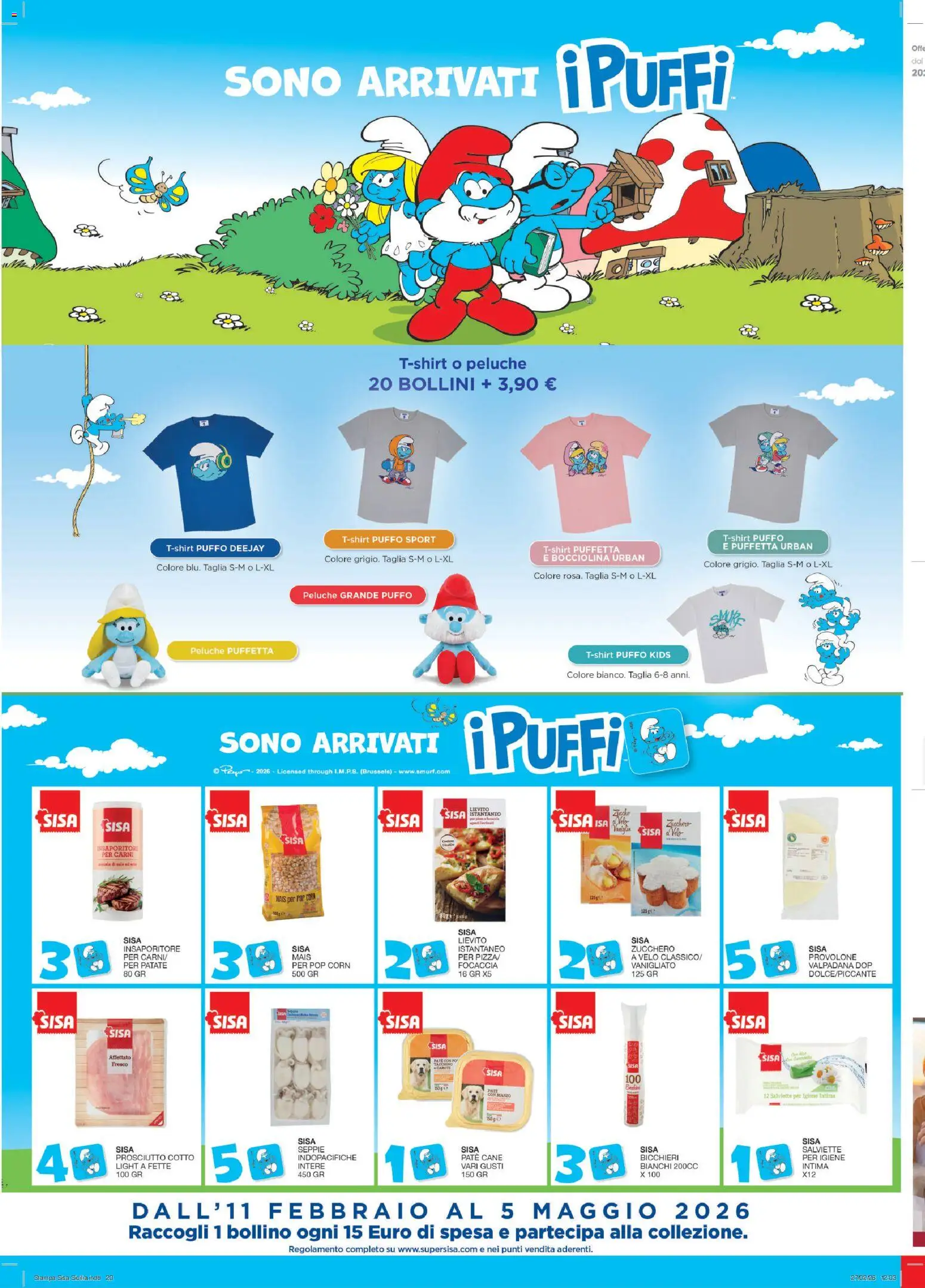 Volantino SISA del 12.03.2026 | Pagina: 20 | Prodotti: Paté, Prosciutto Cotto, Peluche, Prosciutto