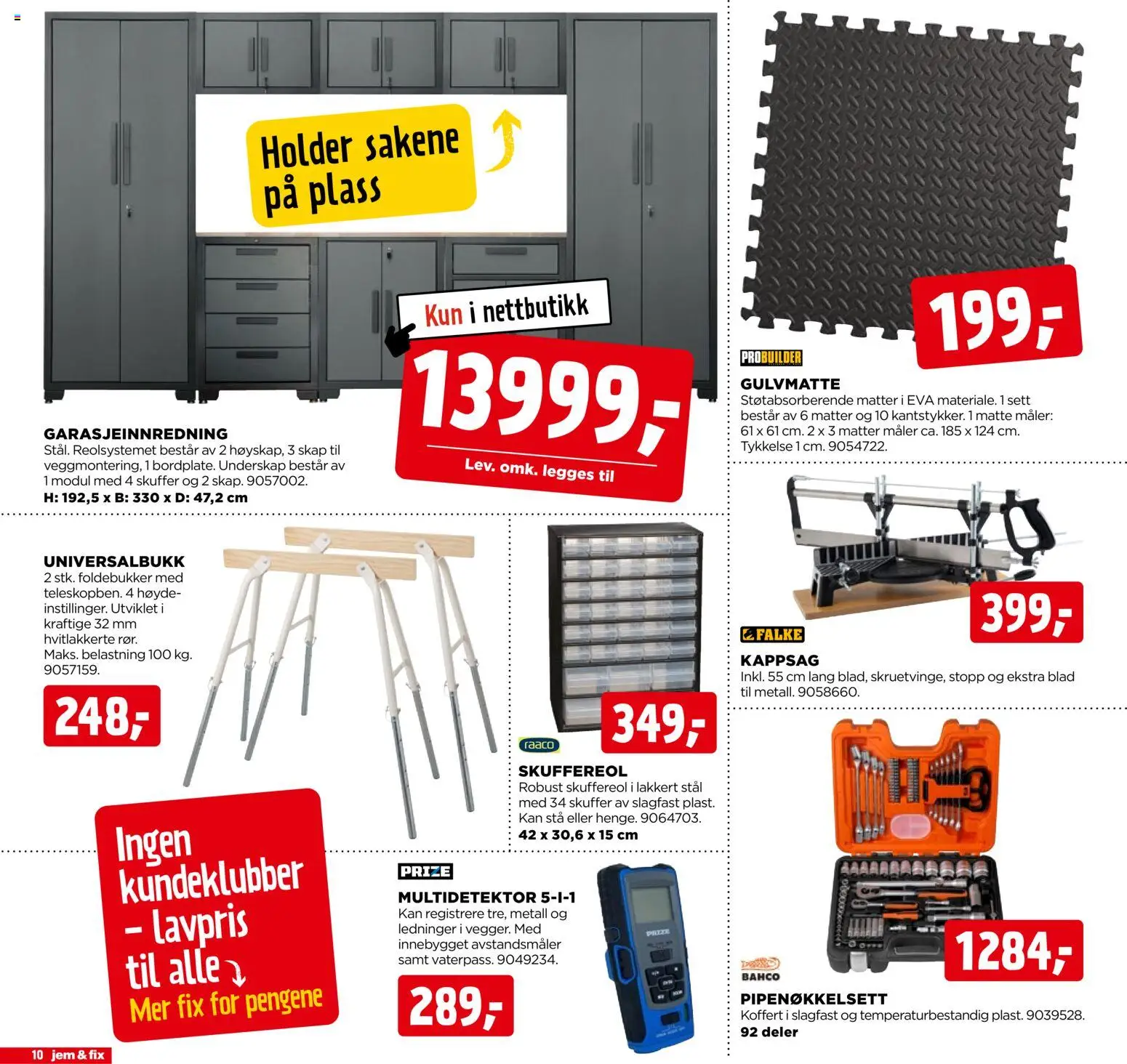 {H1} | Side: 10 | Produkter: Kappsag, Koffert, Суміш дитяча