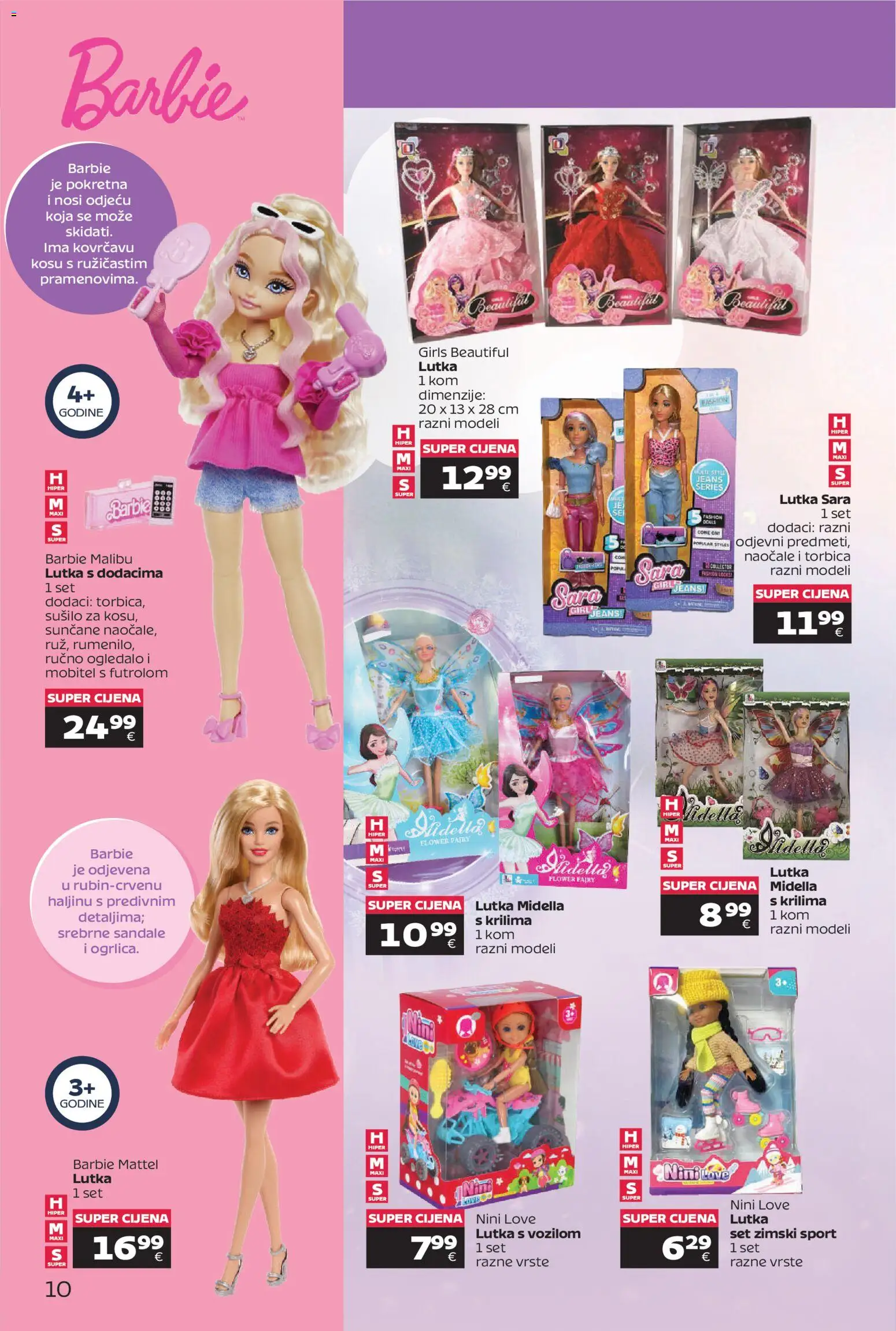 Tommy katalog | vrijedi od 24.11.2025 | Stranica: 10 | Proizvodi: Barbie, Lutka, Ogledalo, Torbica