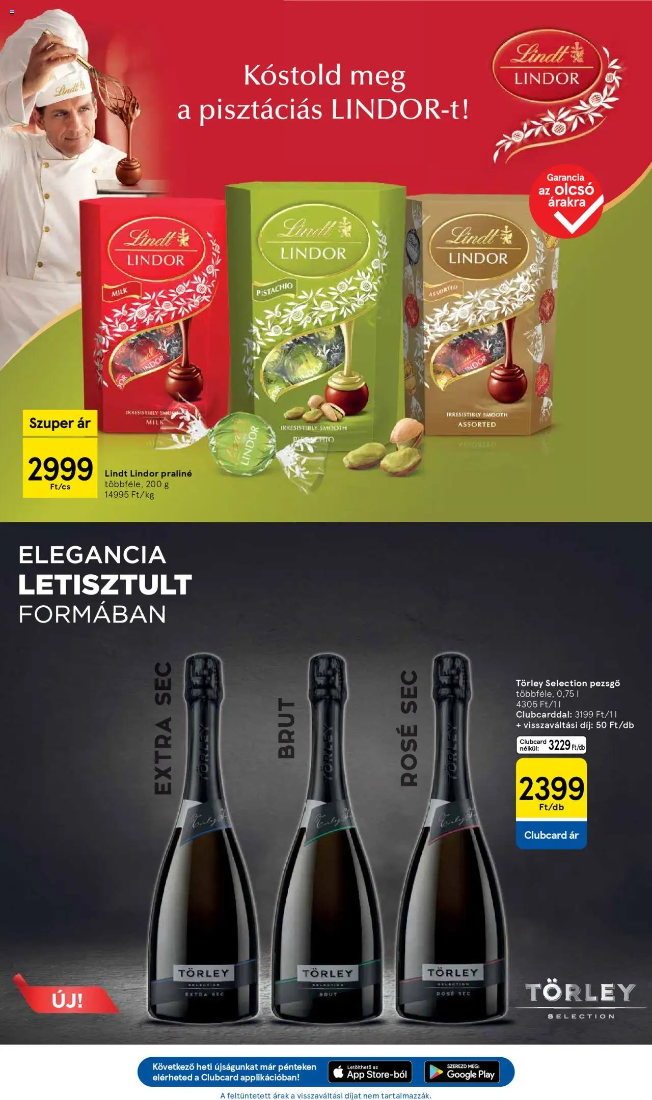 Tesco akciós ujság - amely érvényes a következő dátumtól: 09.10.2025 | Oldal: 25 | Termékek: Pezsgő, Praliné