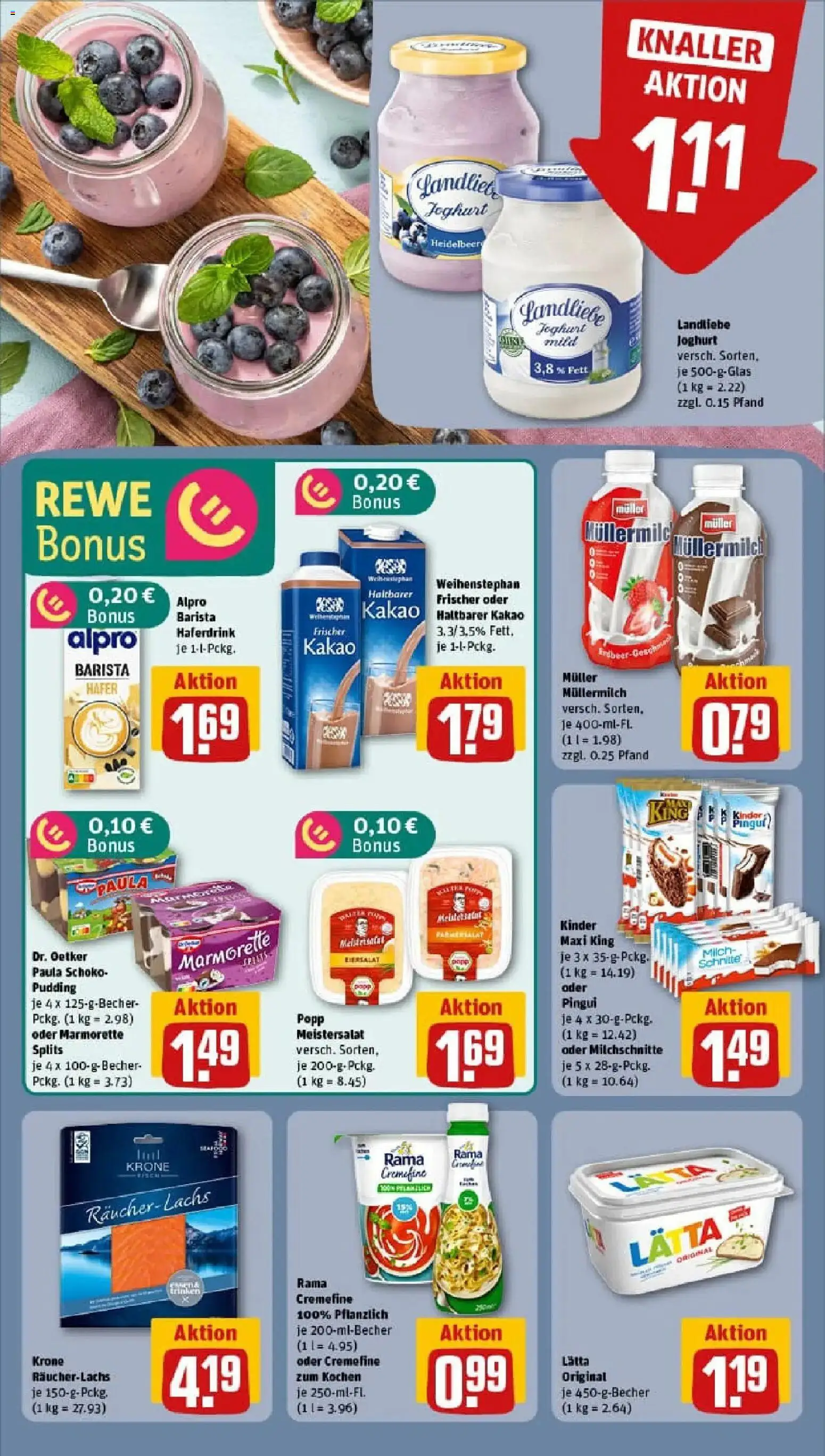 Rewe prospekt Dortmund	 – gültig ab 17.11.2025 | Seite: 11 | Produkte: Rama, Alpro, Landliebe joghurt, Lätta
