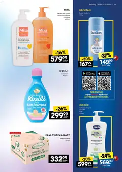 Idea katalog neprehrane - pregled Idea kataloga - važi od 27.11.2025 | Strana: 19 | Proizvode: Mixa, Mast, Puder, Ulje