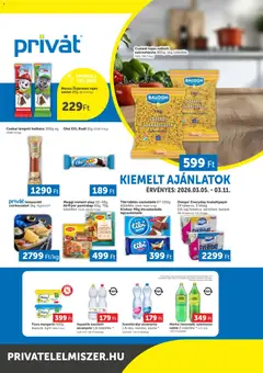 PRIVÁT Déli vármegyék - amely érvényes a következő dátumtól: 05.03.2026