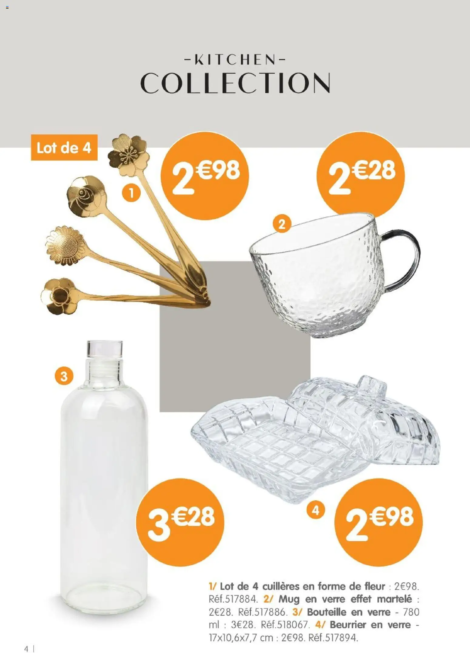 {H1} | Page: 4 | Produits: Cuillères