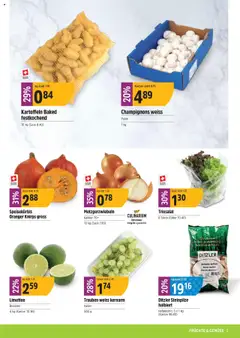 TopCC Aktionen ab 13.10.2025 gültig | Seite: 3 | Produkte: Gitter, Champignons, Gemüse, Früchte