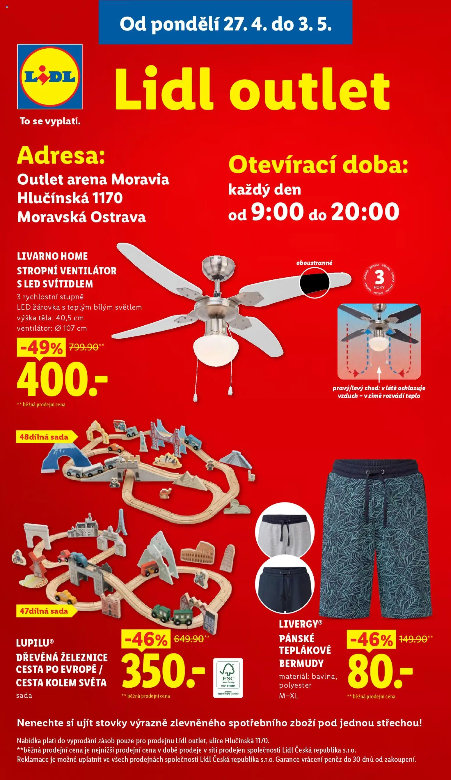 Lidl leták od 27.04.2026 💥 Nenechte si ujít TOP nabídky! ⭐ | Česko