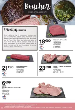 Monoprix - Prévisualisation de Monoprix catalogue valide à partir de 21.04.2026 | Page: 18 | Produits: Poêle, Viande, Porc, Viande bovine