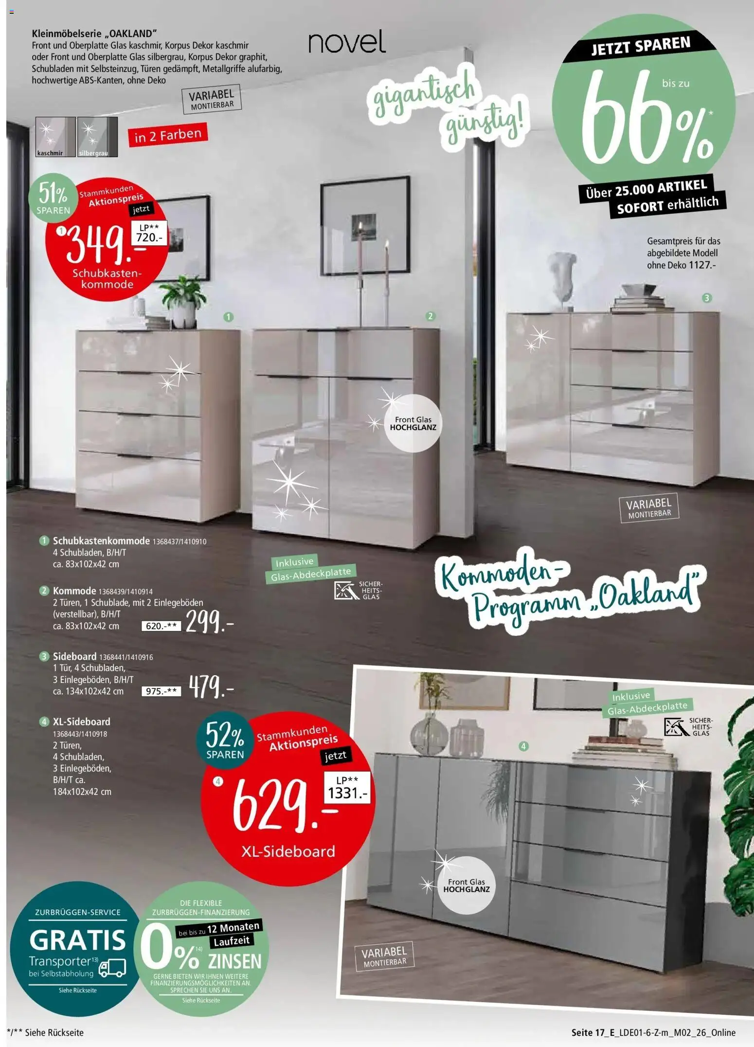 Zurbrüggen - Zurbrüggen: Unschlagbar günstig – gültig ab 09.01.2026 | Seite: 29 | Produkte: Sideboard, Kommode