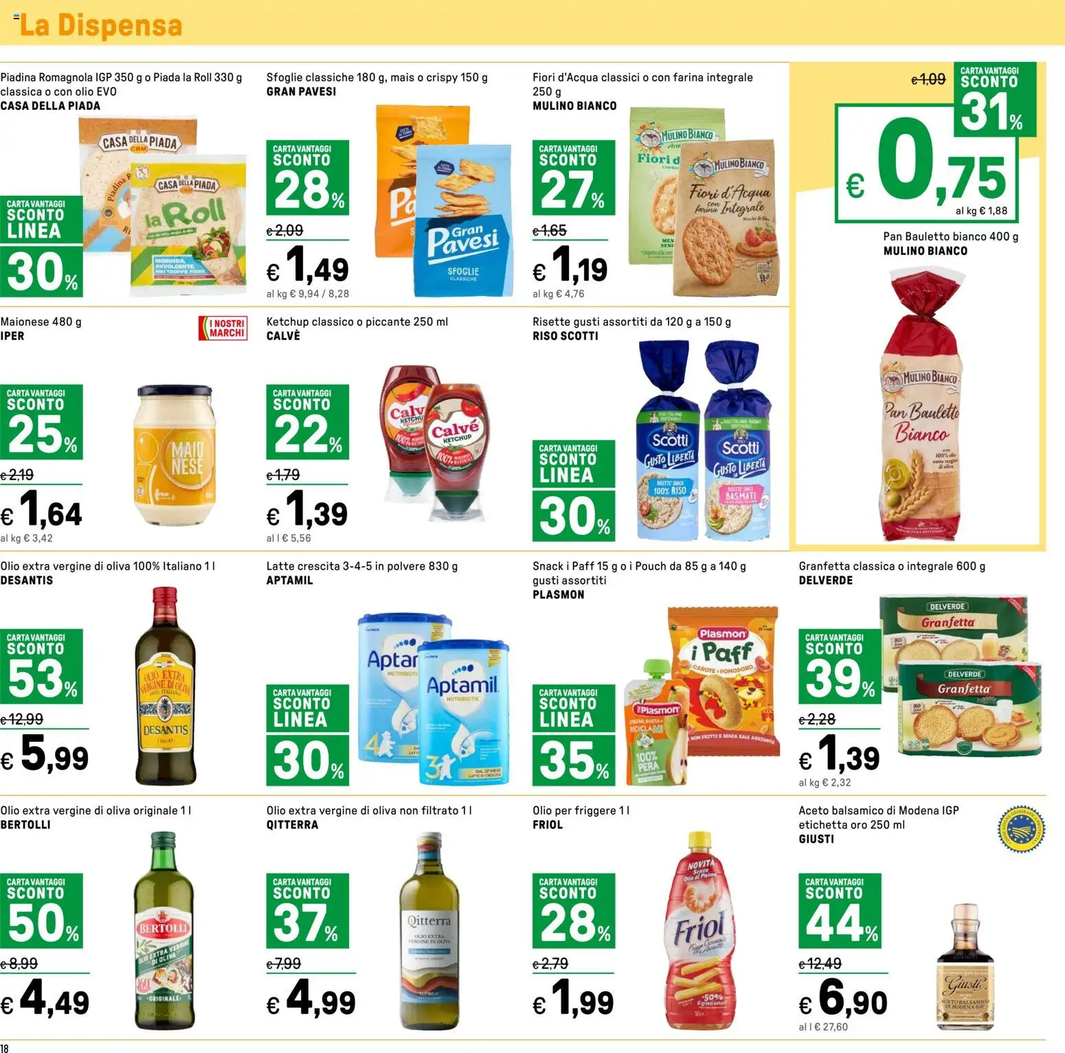 Volantino Iper del 24.04.2026 | Pagina: 18 | Prodotti: Riso Basmati, Ketchup, Pomodoro, Mais