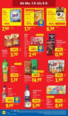 Lidl Prospekt Gedern	 - gültig ab dem 01.09.2025 | Seite: 18 | Produkte: Grapefruit, Dallmayr, Aperol, Vodka