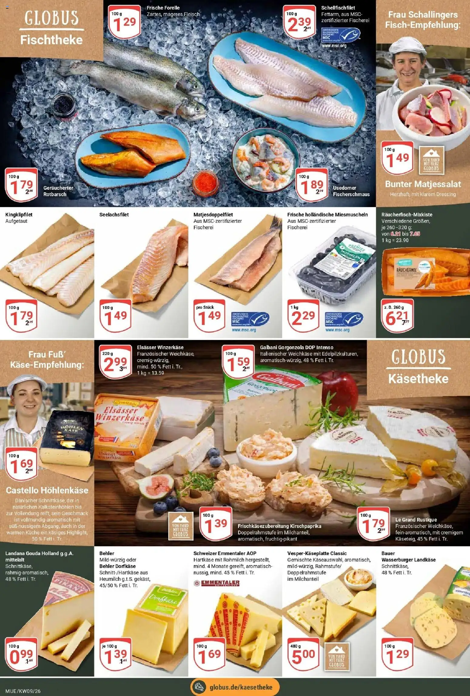 Globus Prospekt Mühldorf – gültig ab 23.02.2026 | Seite: 7 | Produkte: Gouda, Küche, Dressing, Fleisch