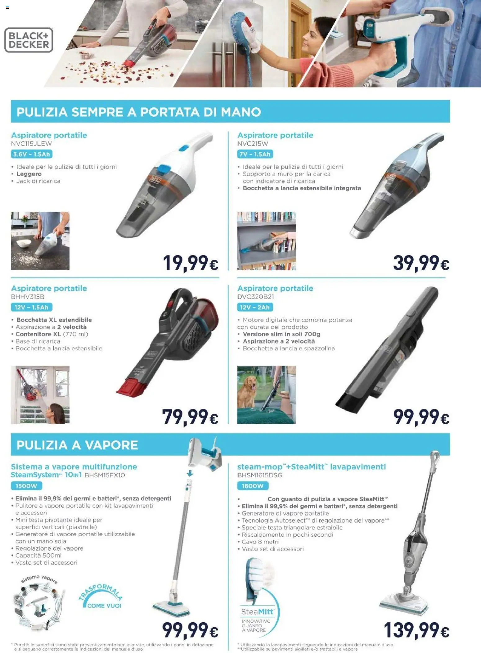 Volantino Unieuro del 06.12.2025 | Pagina: 45 | Prodotti: Piastrelle, Cavo, Contenitore, Generatore