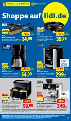 Náhled letáku Lidl Německo leták od 16.03.2026 | Strana: 9 | Produkty: Nicer Dicer, Telefon, Tefal