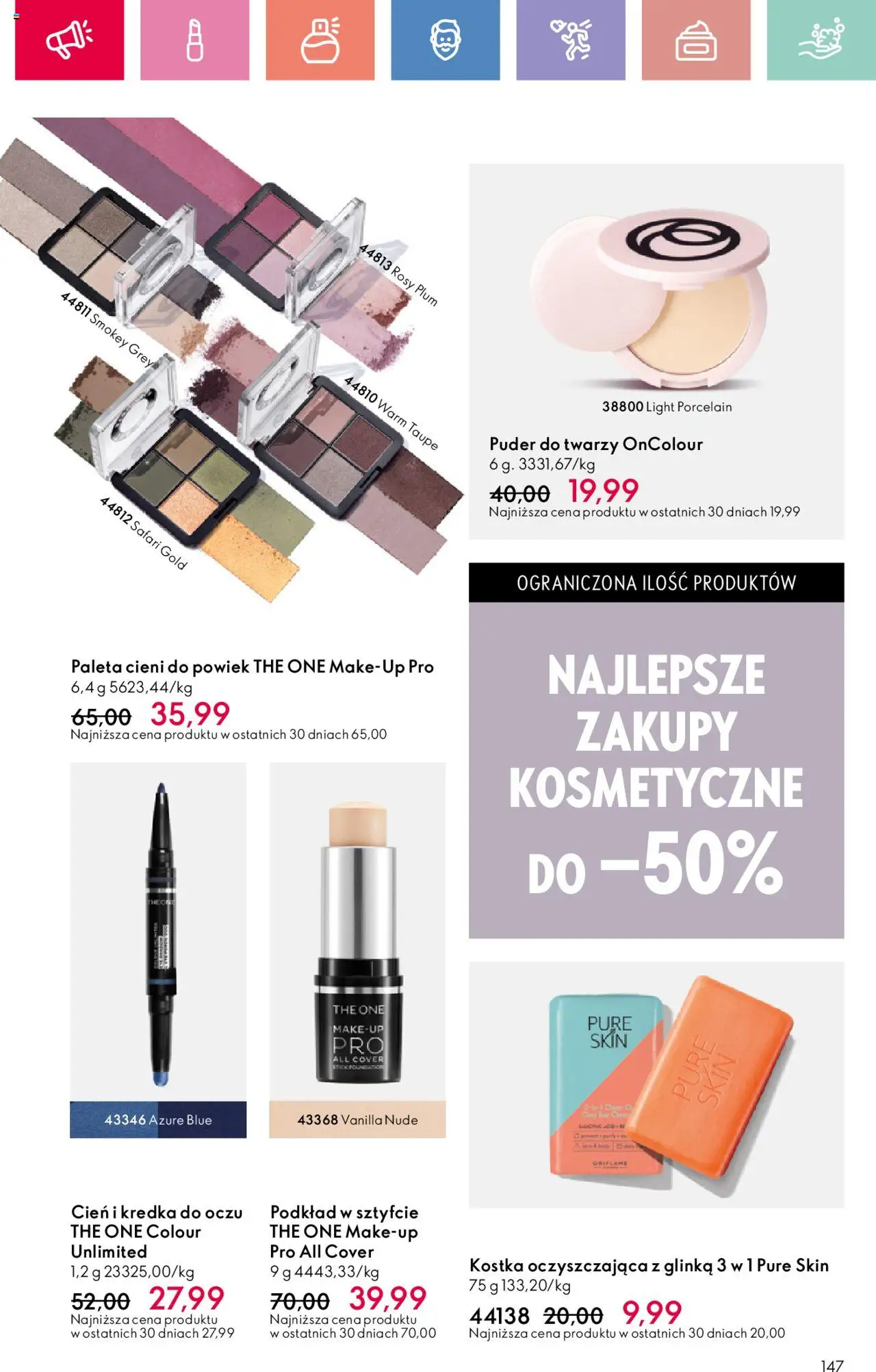 Oriflame Katalog 11 2025 od 27.07.2025 | Strona: 147 | Produkty: Puder, Kredka do oczu