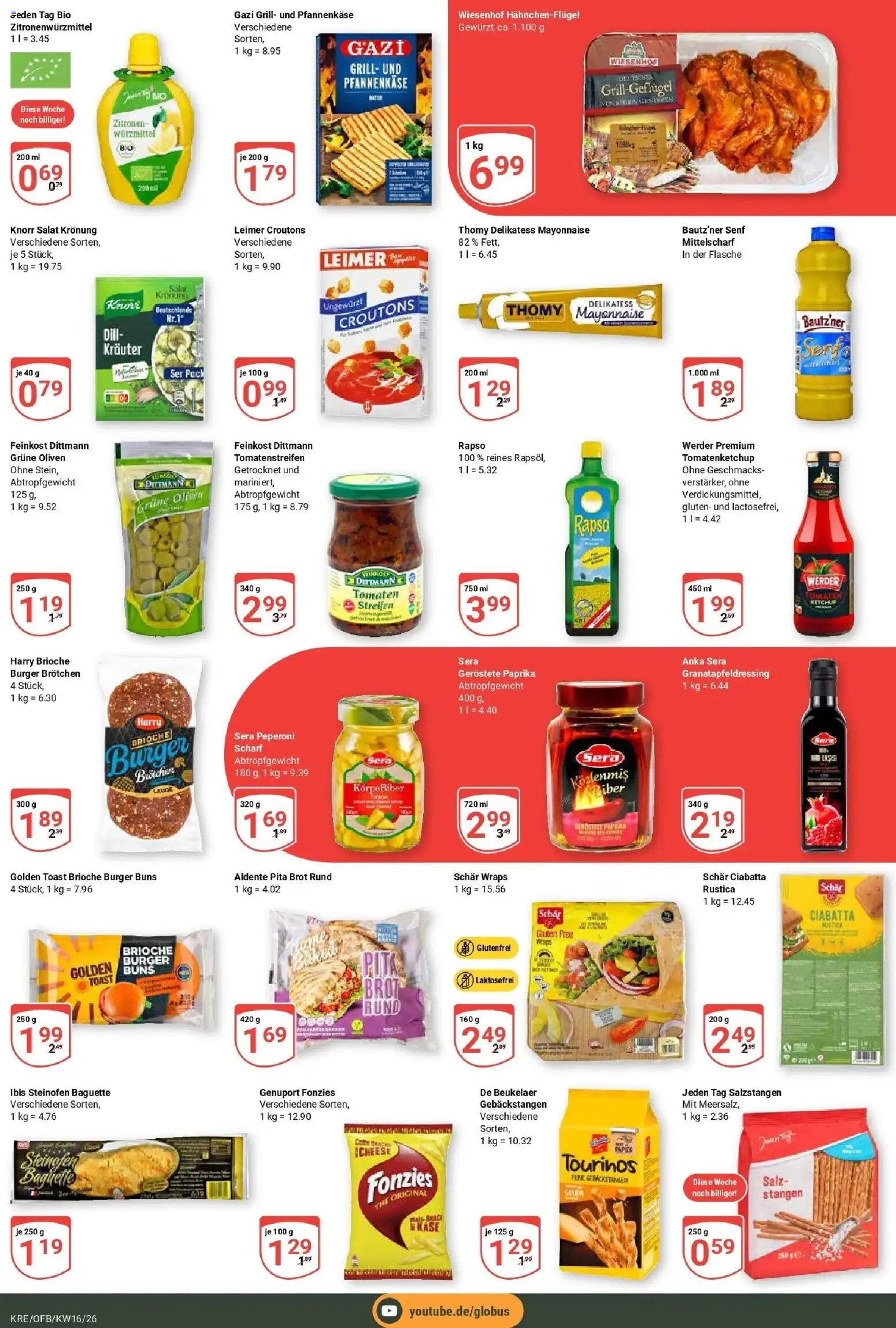 Globus Prospekt Krefeld	 – gültig ab 12.04.2026 | Seite: 5 | Produkte: Paprika, Salz, Dill, Zitronen