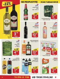 Konzum HR akciós ujság - amely érvényes a következő dátumtól: 10.09.2025 | Oldal: 34 | Termékek: Jägermeister