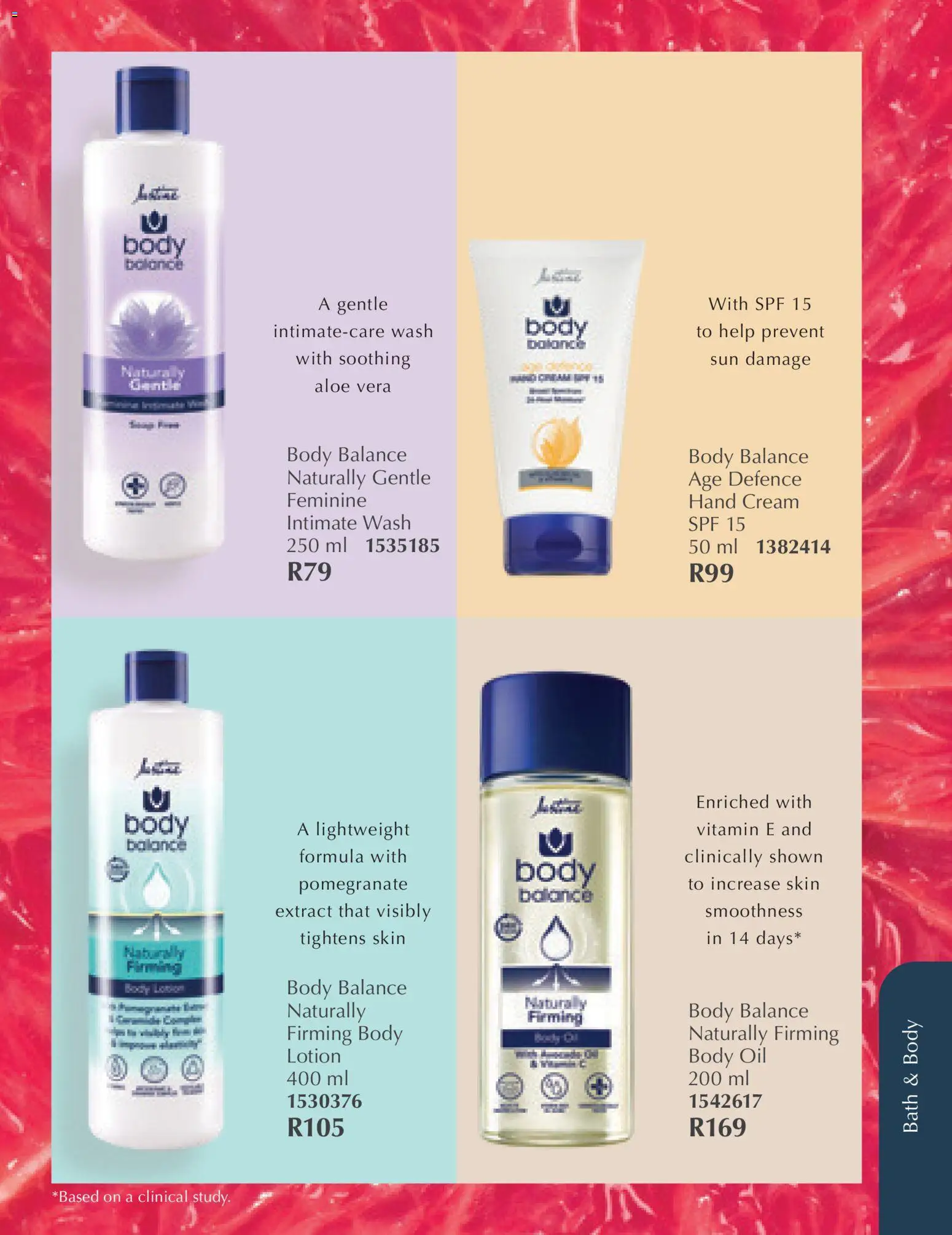 New Justine catalogue – valid from 01.03.2026 | Page: 62 | Products: Intimate wash, Bath, Cream, Hand cream