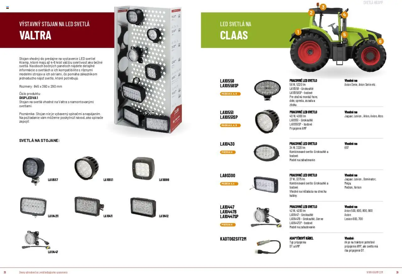 Kramp leták │ platný od 12.08.2025 | Strana: 15 | Produkty: Led svetlá, Svetlo, Svetlá