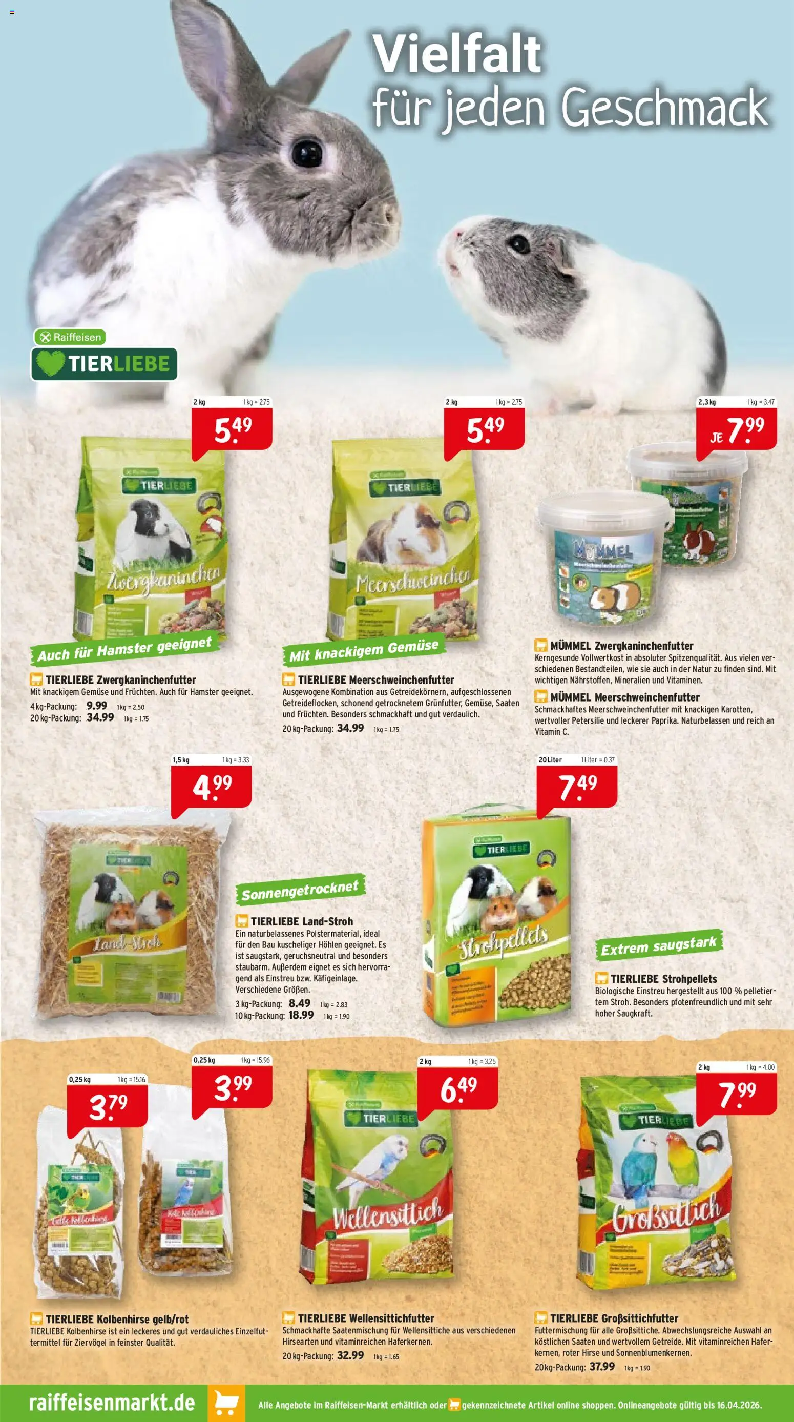 Raiffeisen Markt Prospekt 	 – gültig ab 01.04.2026 | Seite: 5 | Produkte: Gemüse, Petersilie