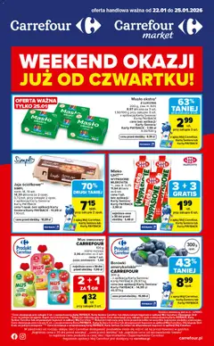 Pogląd oferty "Carrefour Gazetka - Weekend okazji" - ważna od 22.01.2026