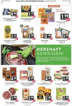 Landhof Berner Würstel, Mini Berner oder Käsekrainer, Berner Würstel, Mini Berner oder Käsekrainer, 250-500 g ab 20.04.2026 gültig | Seite: 10 | Produkte: Burger, Baguette, Like meat, Griller