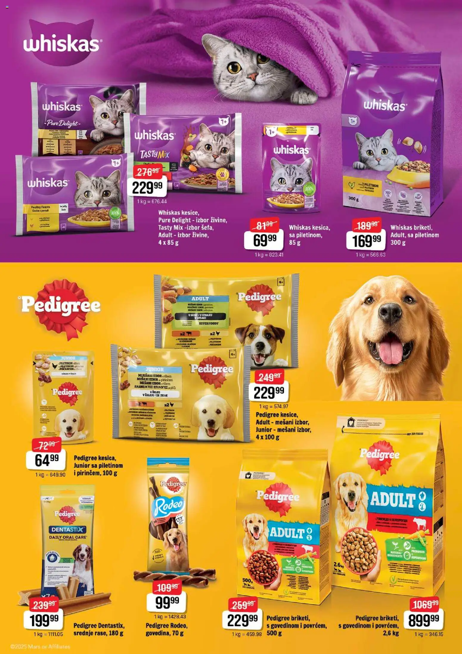 Super DIS katalog - važi od 04.12.2025 | Strana: 23 | Proizvode: Pedigree, Whiskas