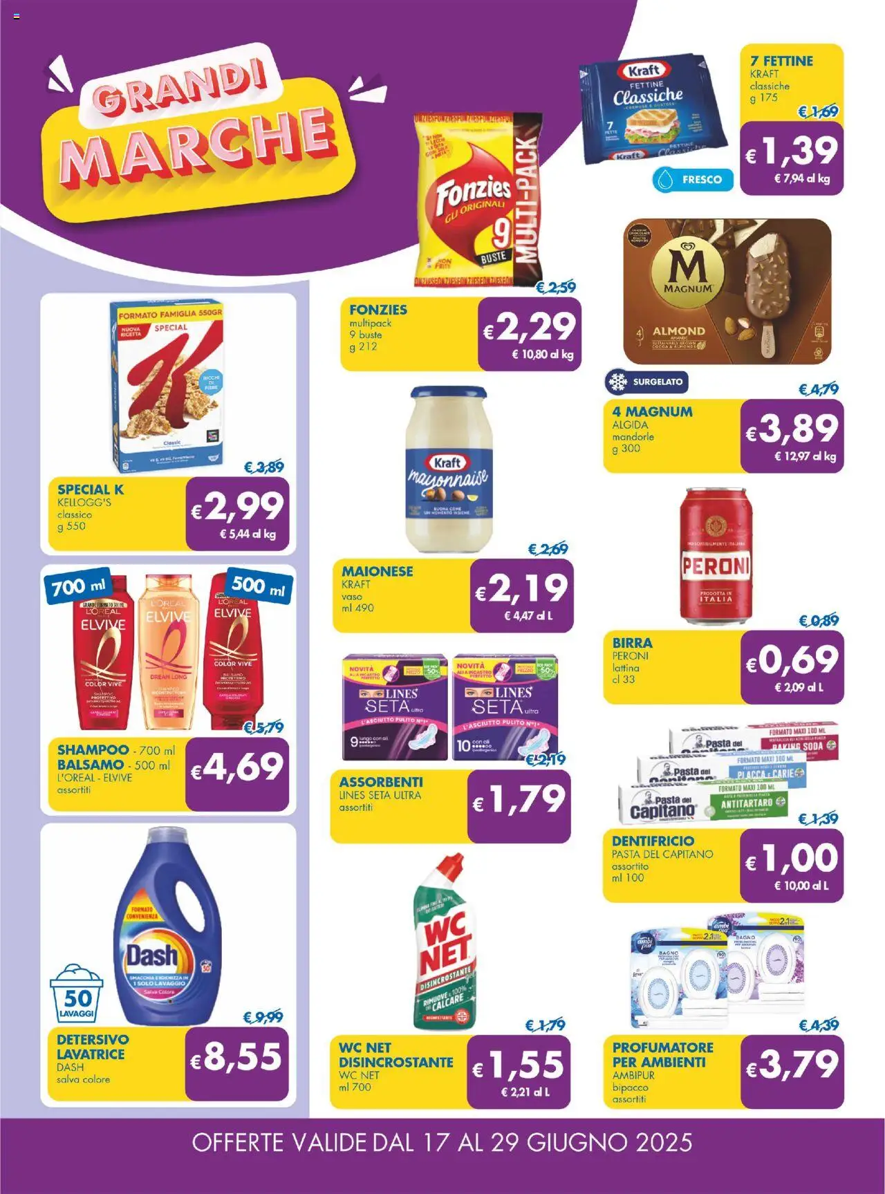 Volantino MD Discount del 17.06.2025 | Pagina: 20 | Prodotti: Shampoo, Dentifricio, Lavatrice, Vaso