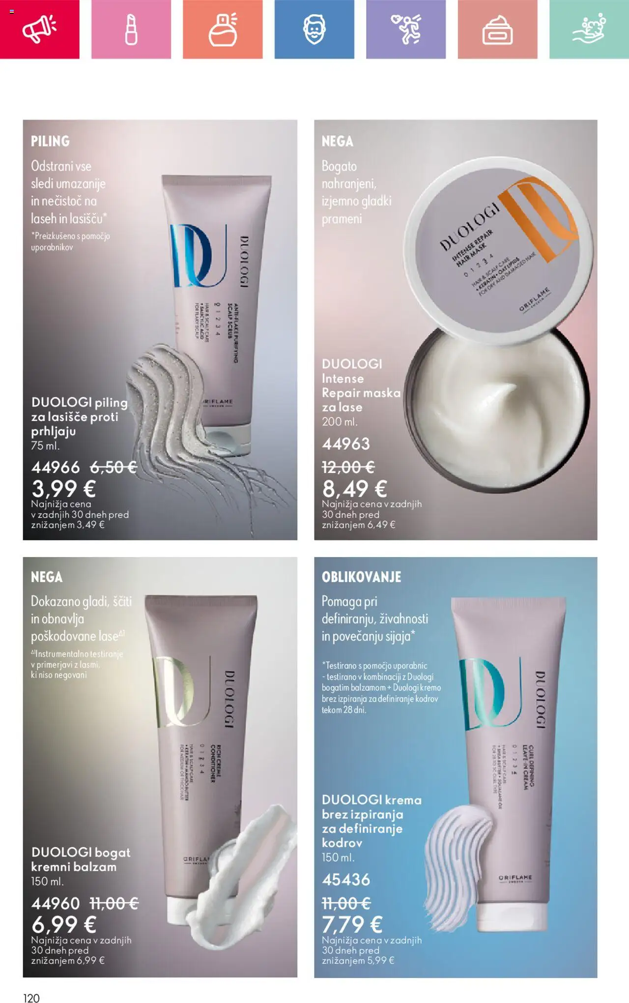 Oriflame katalog 12 │ velja od 24.08.2025 | Stran: 120 | Izdelki: Krema, Maska, Piling
