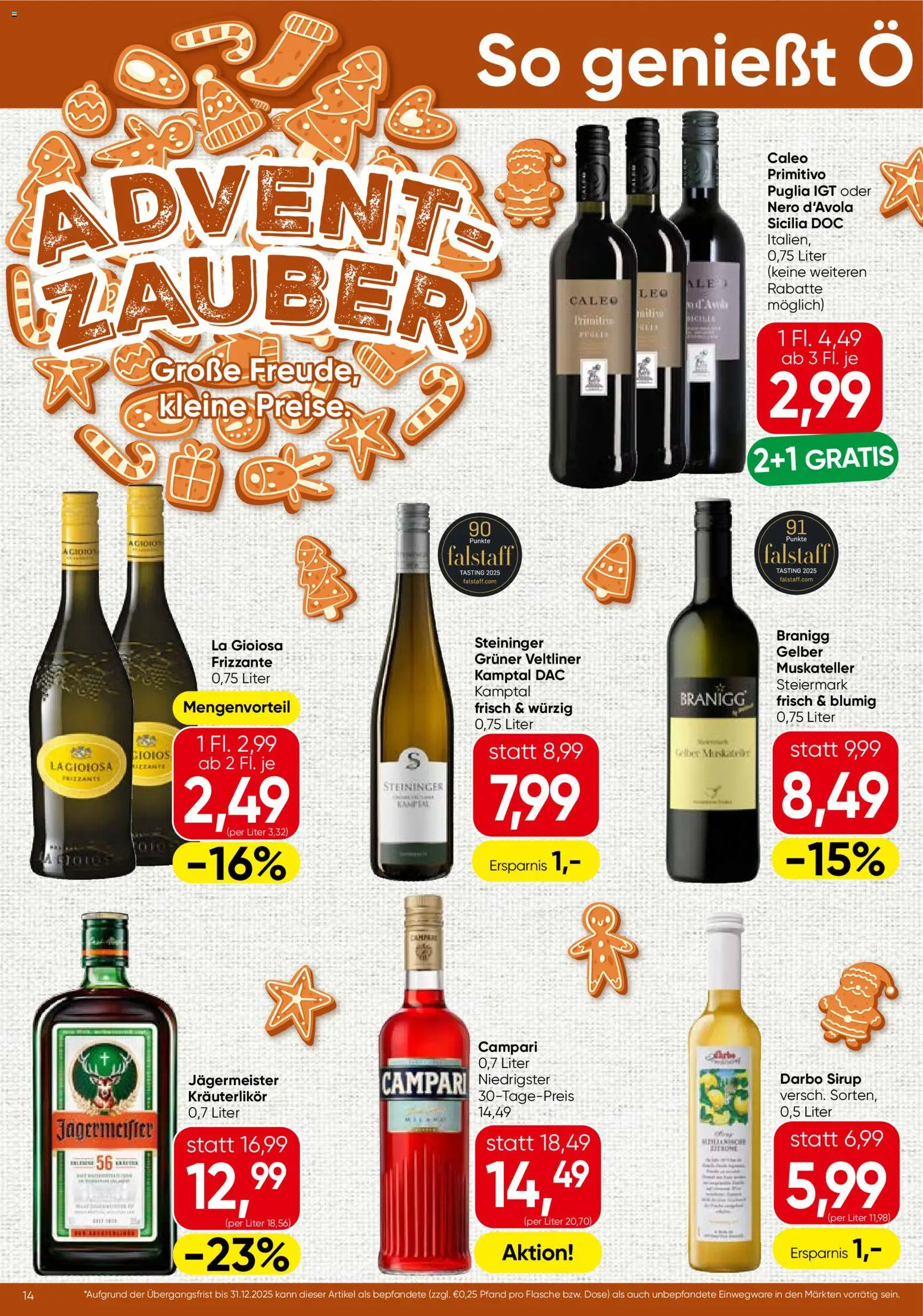 Spar Flugblatt - Niederösterreich gültig ab 04.12.2025 | Seite: 14 | Produkte: Nauriit