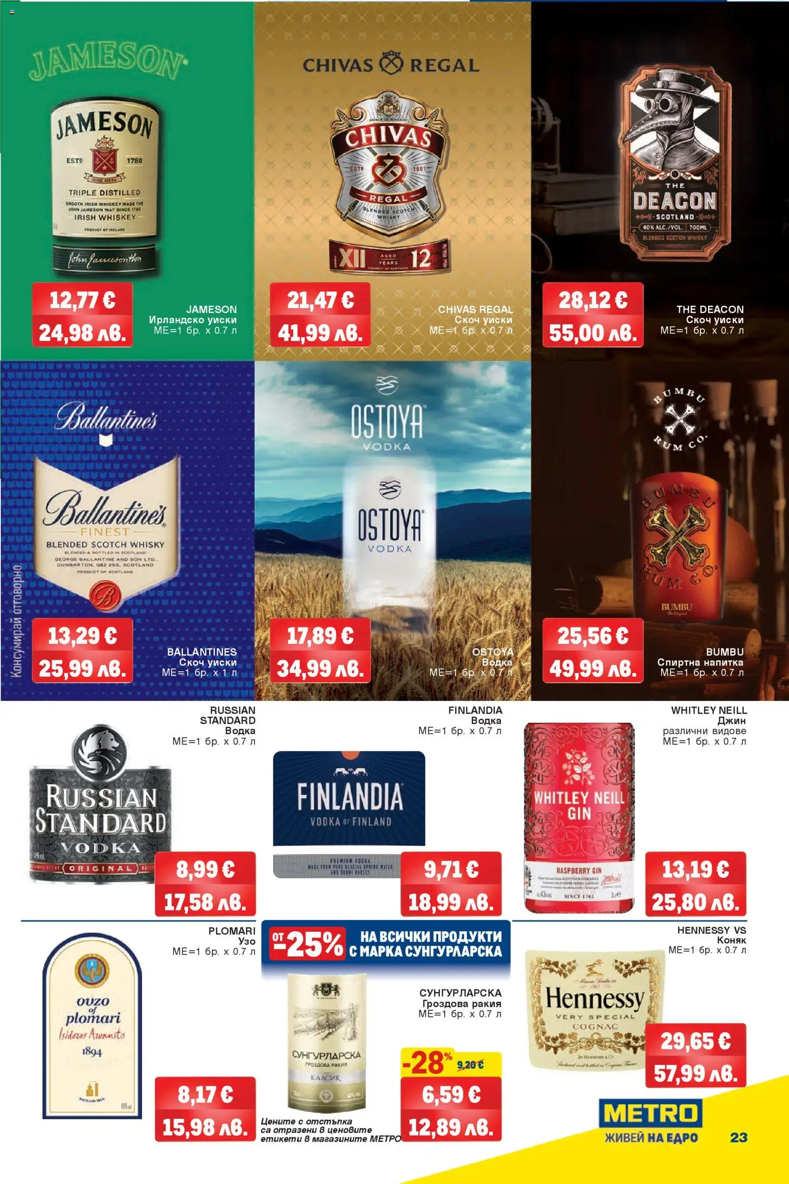 {H1} | Страница: 23 | Продукти: Suspensions pour vélo, Уиски, Коняк, Спиртна напитка