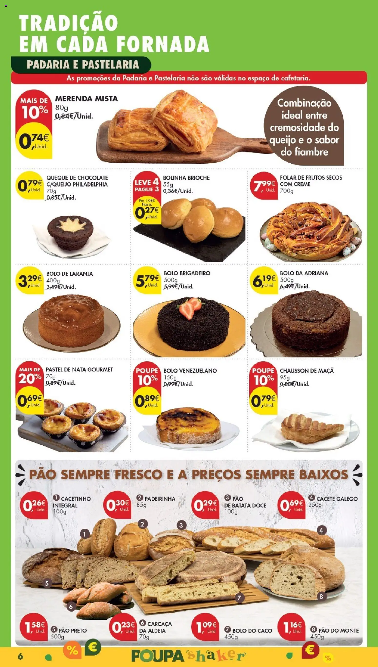 Pingo Doce Poupe Esta Semana Madeira │ válido de 24.02.2026 | Página: 6 | Produtos: Padaria, Queijo, Maça, Chocolate