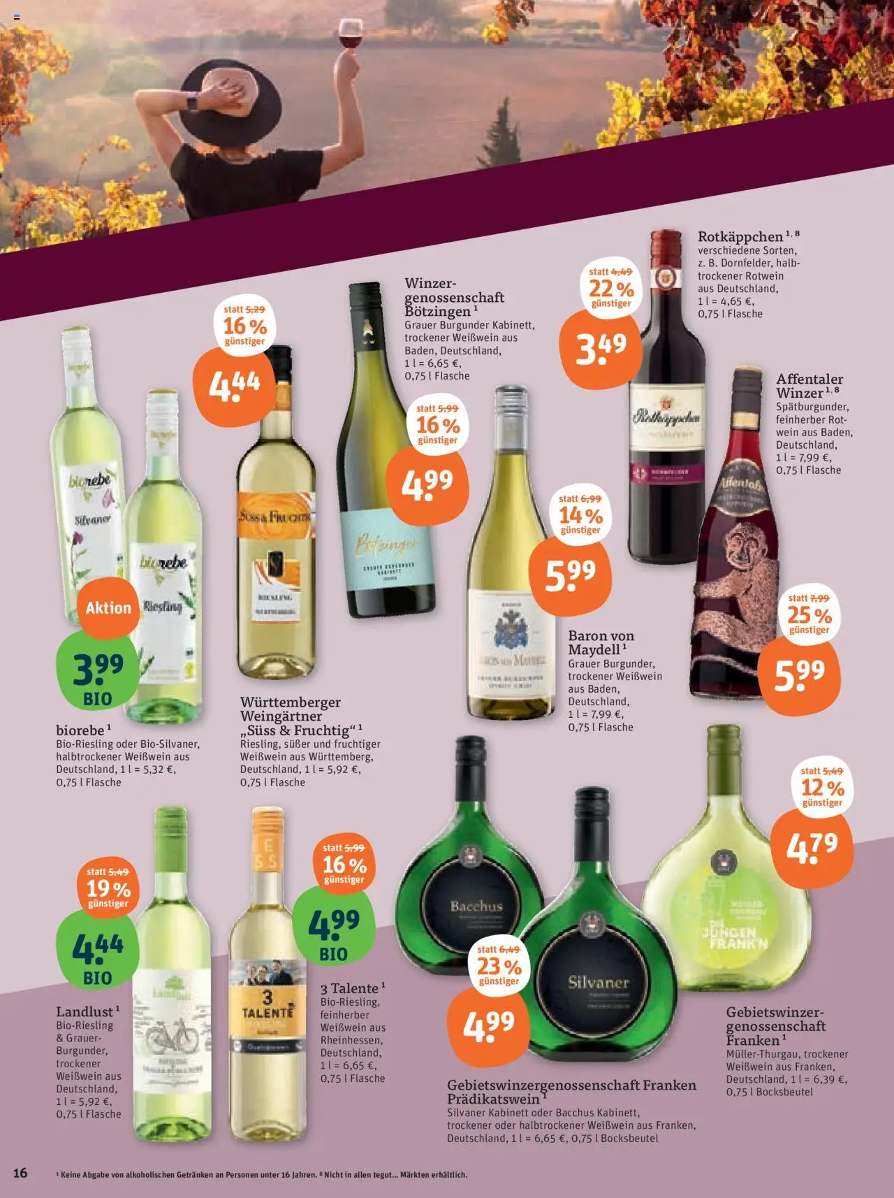 Tegut Prospekt 	 – gültig ab 29.09.2025 | Seite: 18 | Produkte: Weißwein, Rotwein, Rotkäppchen, Wein
