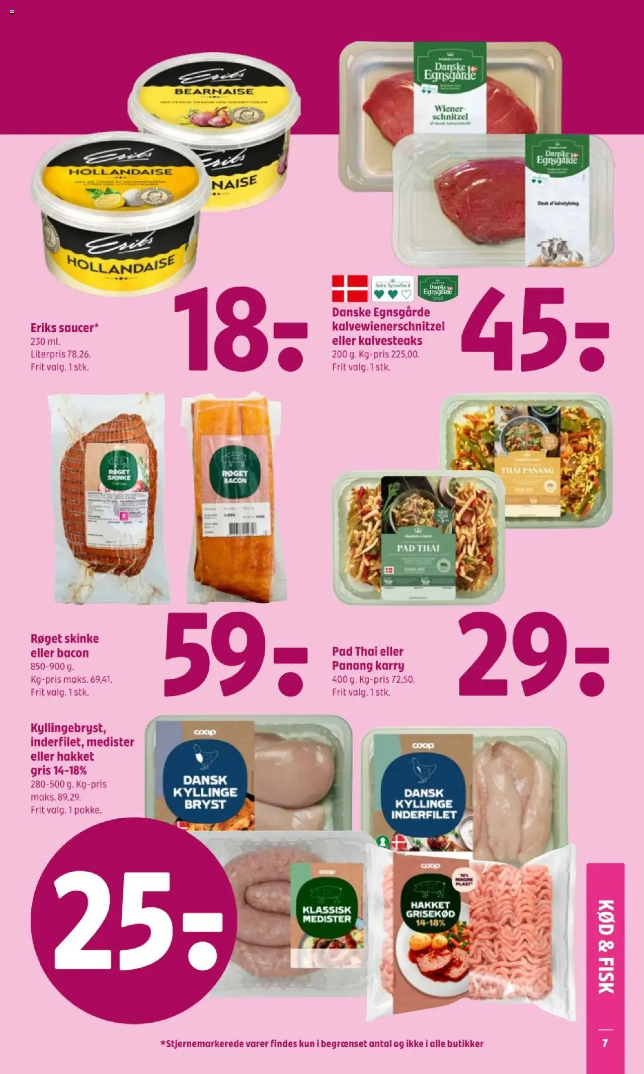 Coop 365 tilbudsavis – gyldig fra 18.09.2025 | Side: 7 | Produkter: Karry, Skinke, Fisk, Bacon