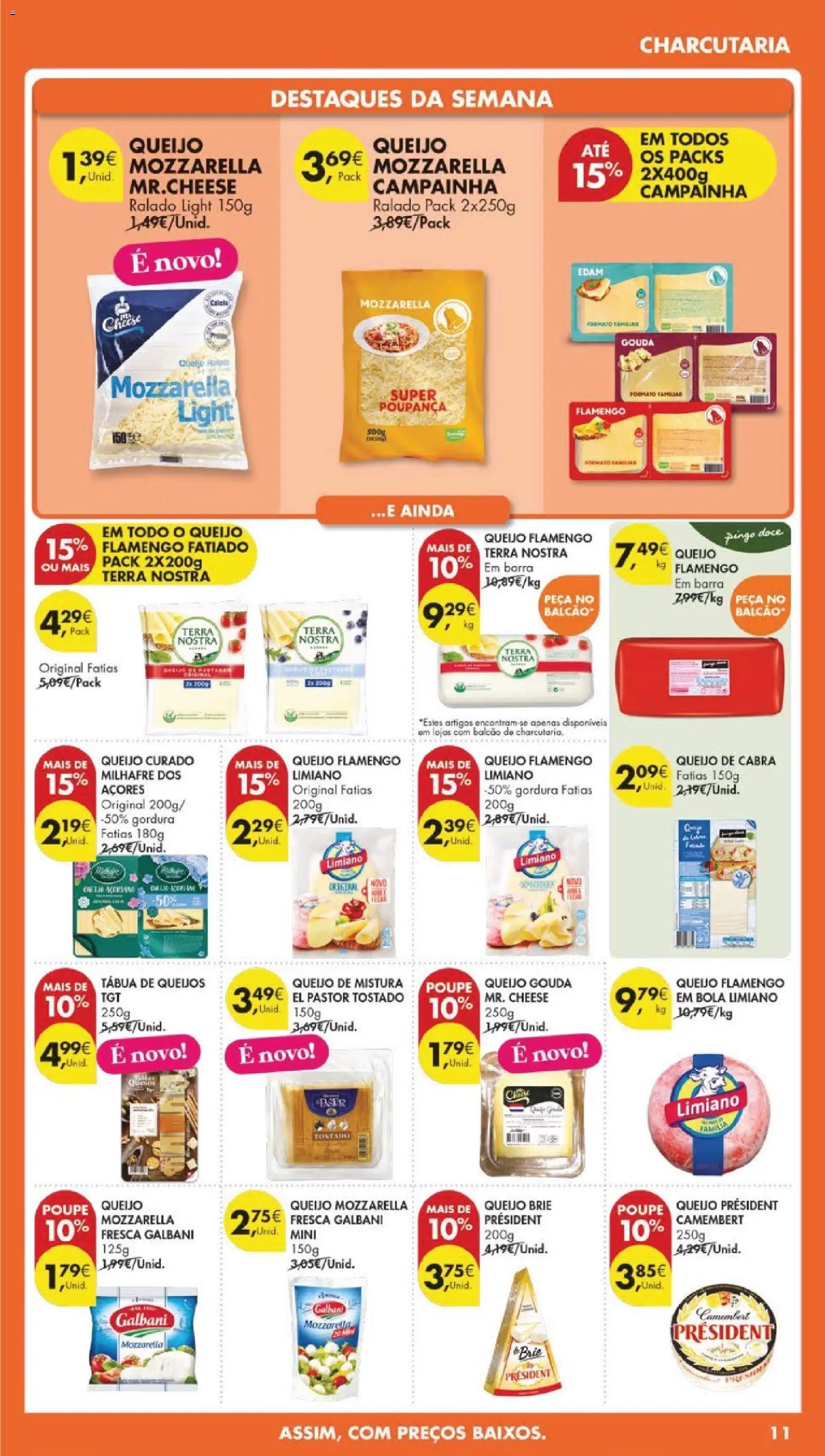 Pingo Doce folheto │ válido de 14.04.2026 | Página: 13 | Produtos: Tábua, Campainha, Queijo