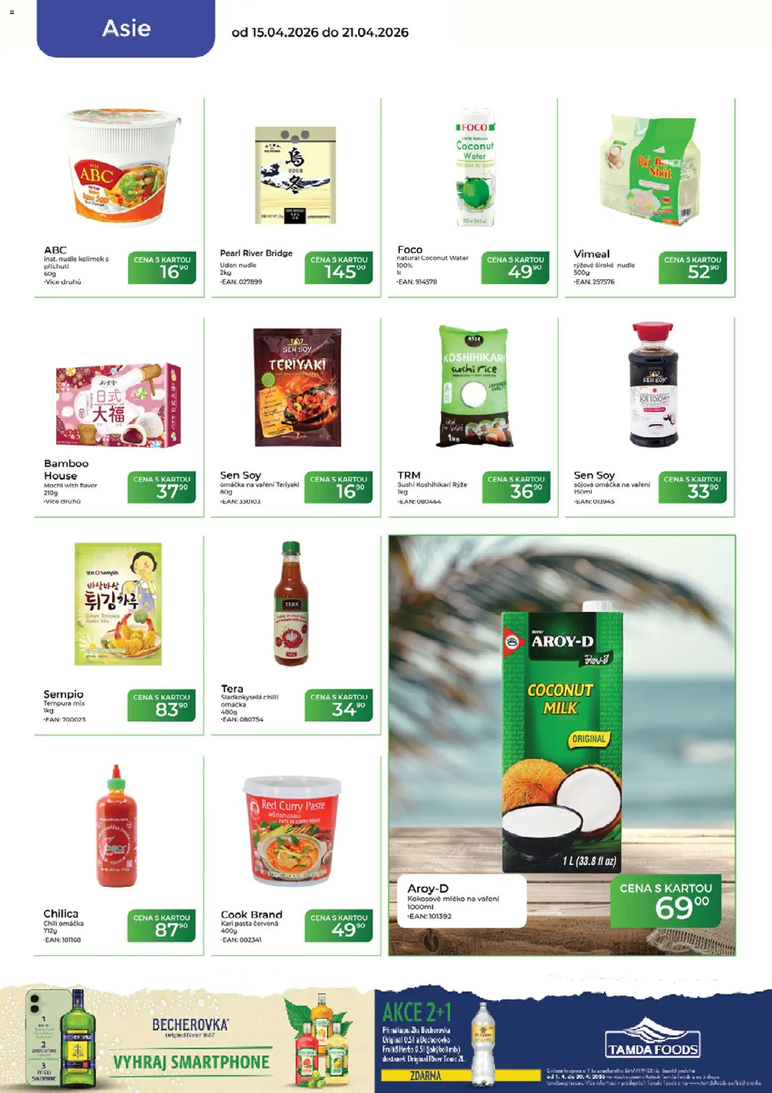 Tamda Foods leták od 15.04.2026 | Strana: 46 | Produkty: Rýže, Smartphone, Udon nudle, Tonic