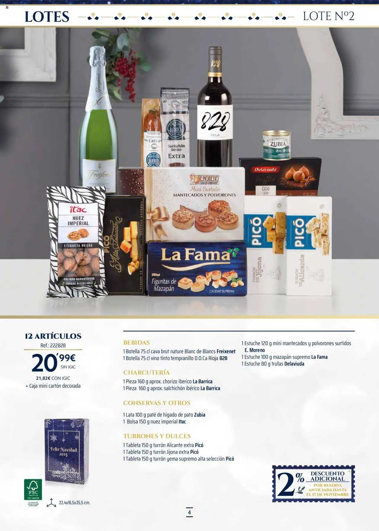 Makro - Lotes y cestas Canarias │ válido desde el 04.10.2025 | Página: 4 | Productos: Paté, Tableta, Bolsa, Caja