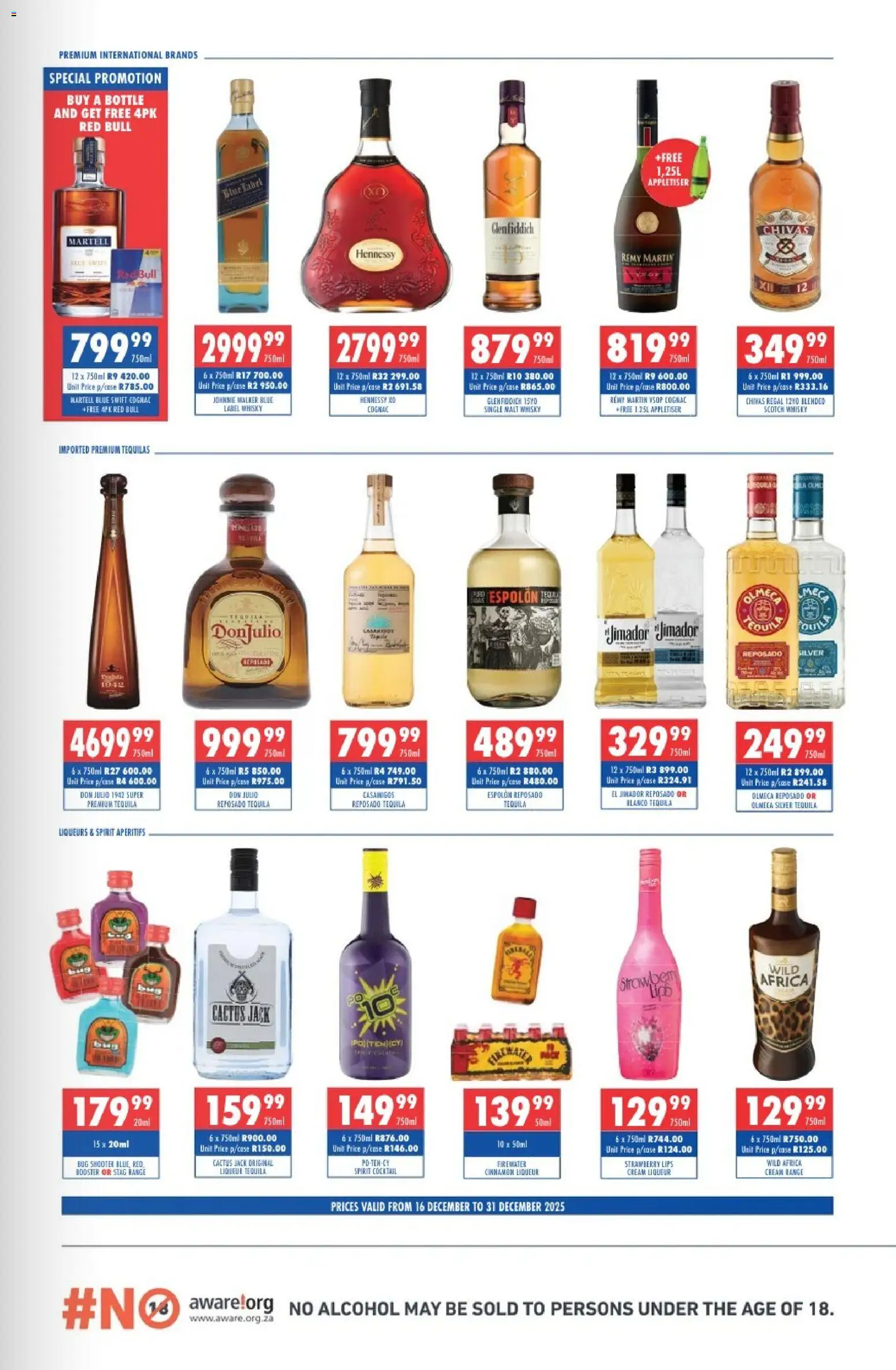New Ultra Liquors catalogue – valid from 16.12.2025 | Page: 2 | Products: Cream, Ensalada de quino
