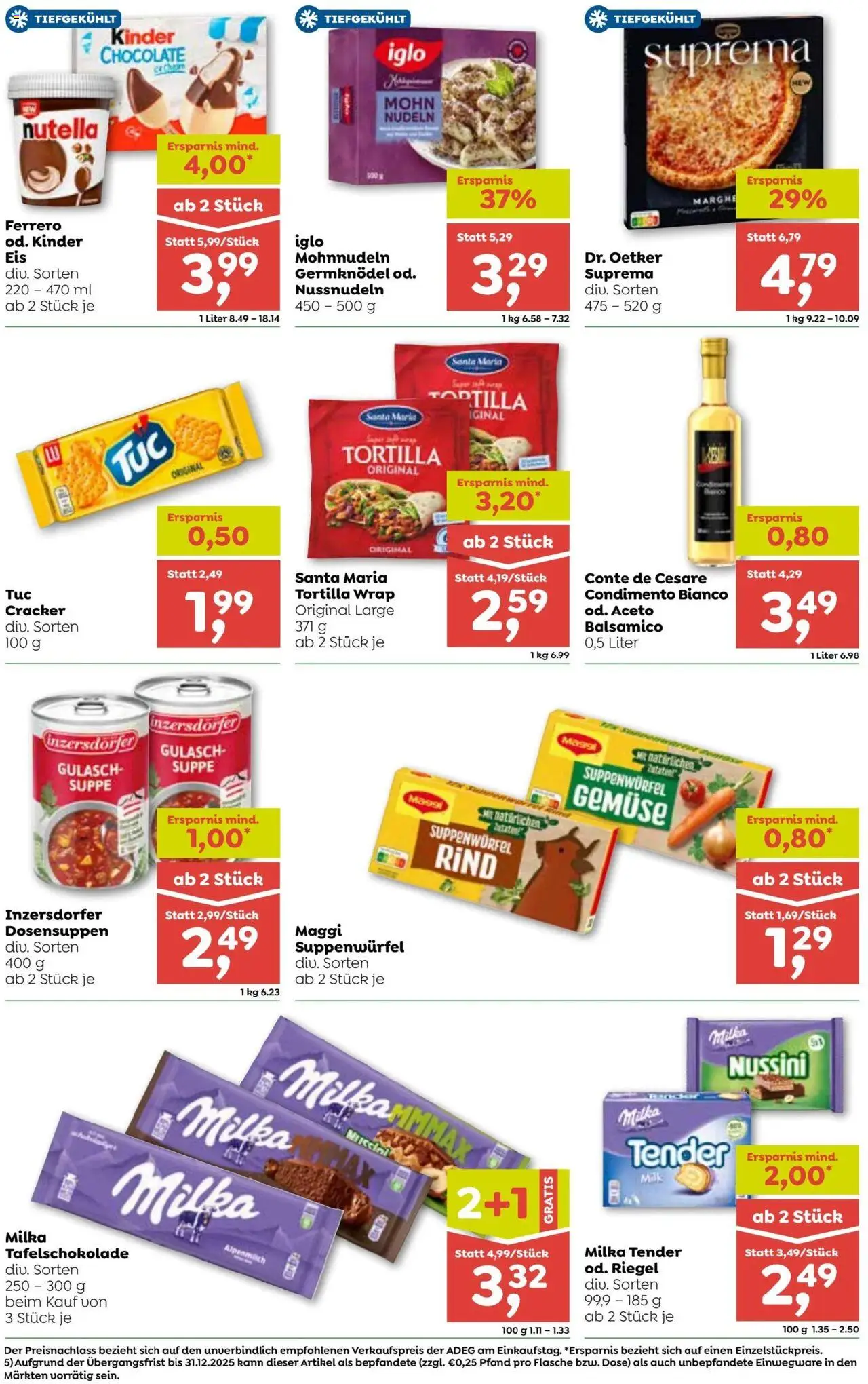 ADEG Flugblatt gültig ab 05.06.2025 | Seite: 8 | Produkte: Gemüse, Nudeln